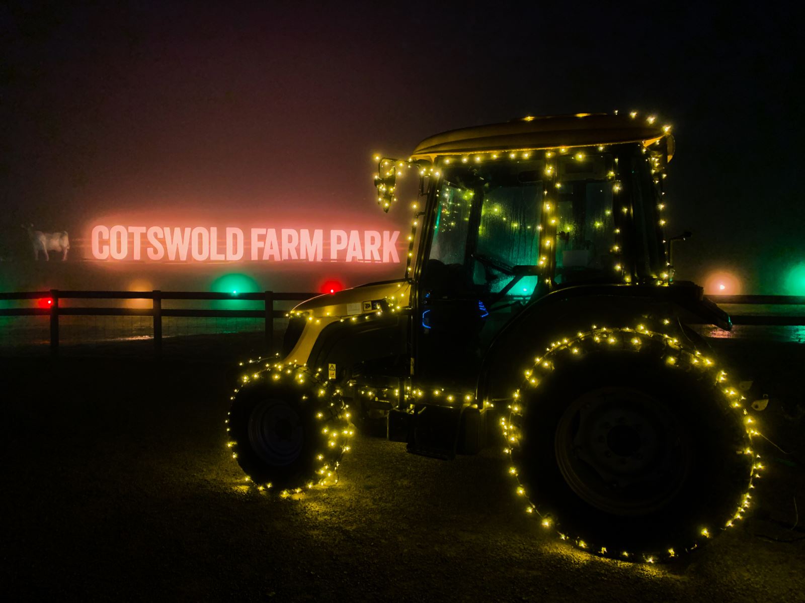 review enchanted light trail cotswold farm park visit cheltenham