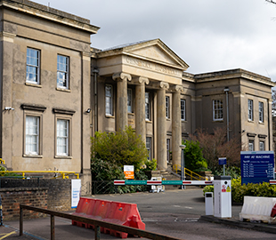 Florence Lamp outside Cheltenham General Hospital