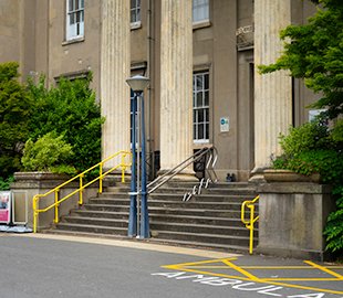 Florence Lamp outside Cheltenham General Hospital