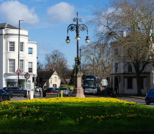 The Gordon Lamp in Cheltenham