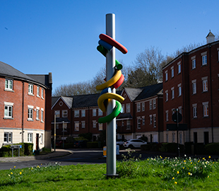 Jessops Garden sculpture in Cheltenham