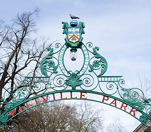 Green Pittville Gates in Cheltenham