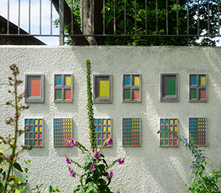 A collection of small decorative windows