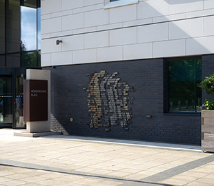 The Great Oolite, public art made from stone in Cheltenham