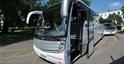 National Express coach at Royal Well Bus Station in Cheltenham